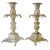Vintage Hollywood Regency Silver Plated Brass Pineapple Candlesticks - A Pair For Sale - Image 9 of 10