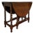 Antique English Table Drop Leaf Gateleg Barley Twist Tiger Oak Oval C. 1920-30s For Sale