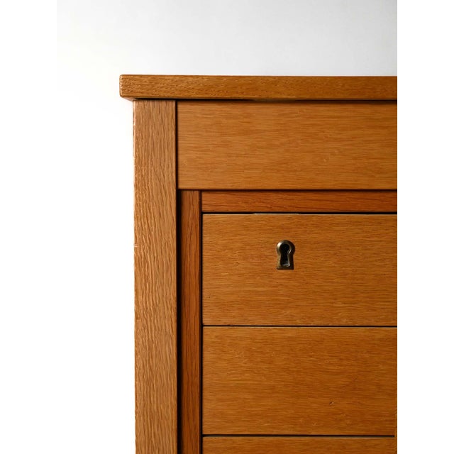 Vintage Danish Desk in Light Teak, 1960s For Sale - Image 6 of 9