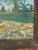 Paint Unusual Folk Art Riverside Landscape Painting For Sale - Image 7 of 16