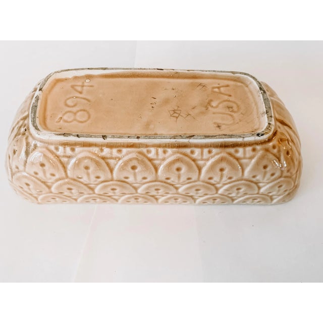 Vintage McCoy Pink Scalloped Planter For Sale - Image 9 of 11