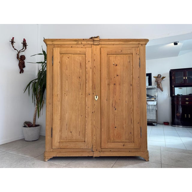 Baroque Tyrolean Baroque Farmhouse Wardrobe For Sale - Image 3 of 13