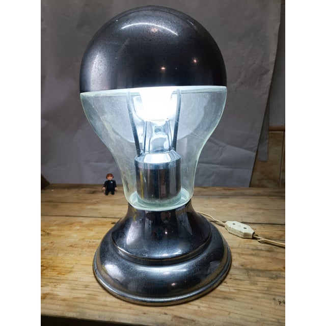 Vintage Ingo Maurer Style Table Lamp, 1960s For Sale - Image 4 of 5