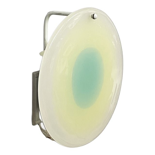Italian Modern Glass and Metal Wall Lamp by Lino Tagliapietra for Venini, 1970s For Sale