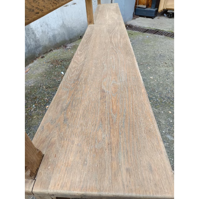 Church Bench in Oak For Sale - Image 16 of 18