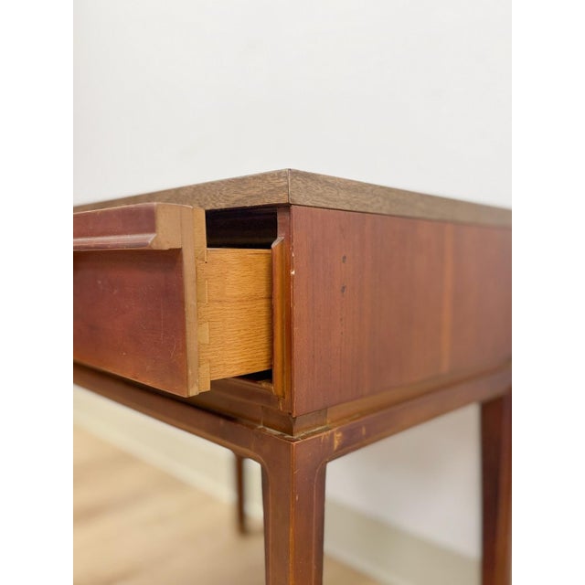 Wood Basic Witz MCM Nightstand Vintage Mid-Century Modern Bedside Table For Sale - Image 7 of 8