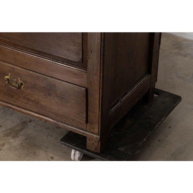 Large 18th Century English Oak Livery Cupboard, 1770s For Sale - Image 14 of 18