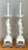 Exuding a serene and classical elegance, this exquisite pair of vintage candlestick lamps is masterfully crafted from...