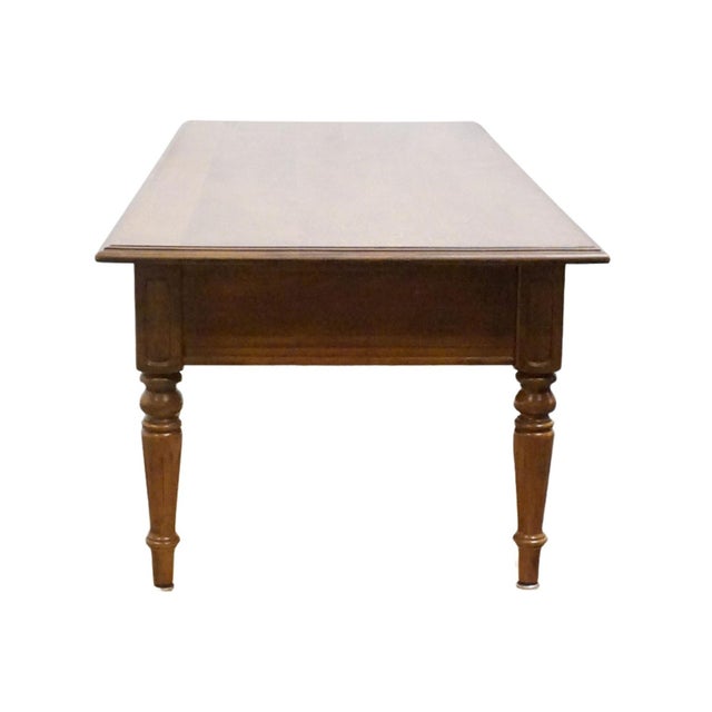 Ethan Allen Classic Manor Solid Maple 56" Accent Coffee Table 15-8420 For Sale - Image 12 of 14