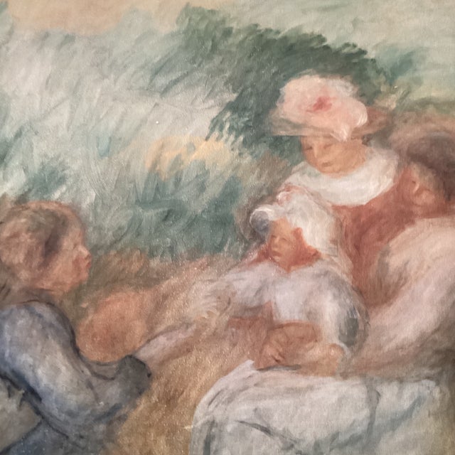 Late 20th Century Pierre-Auguste Renoir Reproduction "La Family (Mother and Child) Framed For Sale - Image 10 of 12