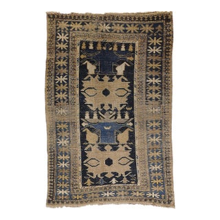 Antique Caucasian Rug, 33"x 50" For Sale