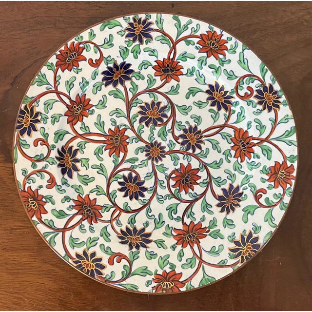 Green Antique Early 19th Century Spode Imari Porcelain Plate For Sale - Image 8 of 8
