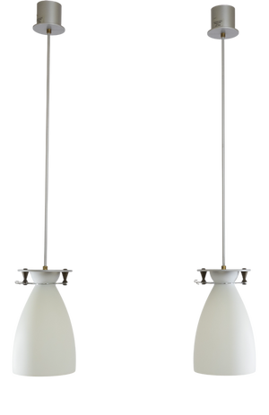 Franceschina Pendants by Umberto Riva for Fontana Arte, 1980s, Set of 2