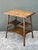Wood Vintage Tortoise Bamboo Side Table For Sale - Image 7 of 12