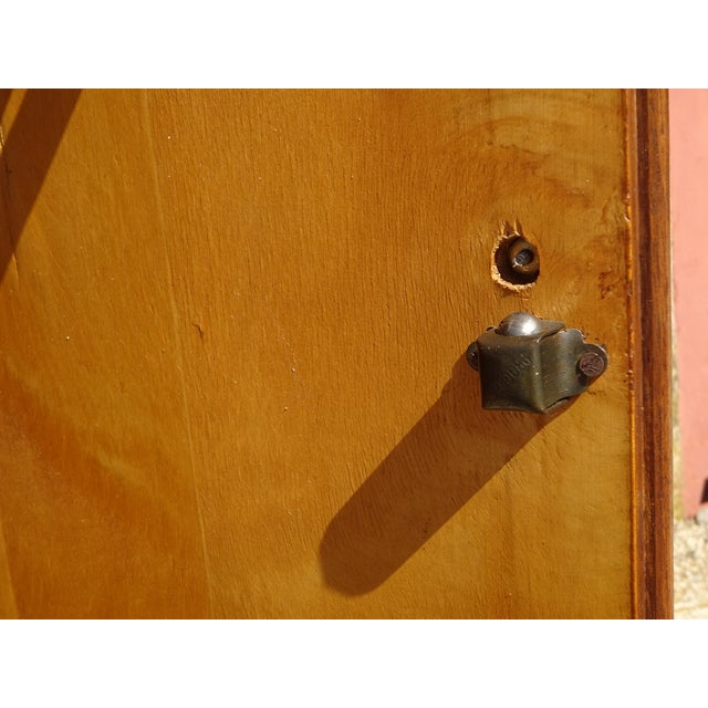 Small Art Deco Walnut Bookcase, 1940s For Sale - Image 16 of 18