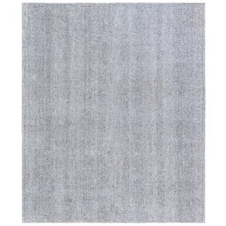 Modern Flatweave Solid Light Gray Handmade Rug "Bruma" by Doris Leslie Blau For Sale
