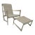Summer Classics Outdoor Lounge Chair and Ottoman For Sale
