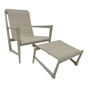 Summer Classics Outdoor Lounge Chair and Ottoman