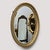 English Oval Gilt Wall Mirror, 1900 For Sale - Image 9 of 9