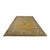 Antique Persian Kerman Wool 10x14 Gold, Blue & Ivory Handmade Area Rug #9901155 For Sale - Image 4 of 8