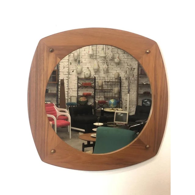 Mid-Century Modern Mid-Century Italian Mirror, 1960s For Sale - Image 3 of 7
