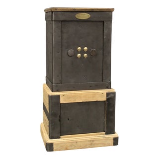 Safe in Wood and Iron For Sale