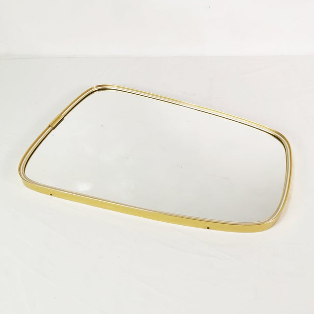 Gold Schon Form Wall Mirror, Germany, 1960s For Sale - Image 8 of 8