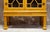 Regency Ochre Astral Glaze Display Cabinet. Made from pine, this beautiful cabinet features an intricately carved design...