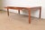 Milo Baughman Style Mid-Century Modern Burl Wood Parsons Dining Table or Executive Desk, Newly Refinished For Sale In South Bend - Image 6 of 13