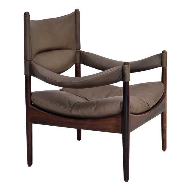 Danish Modus Highback Armchair by Kristian Vedel for Søren Wiladsen, 1974 For Sale