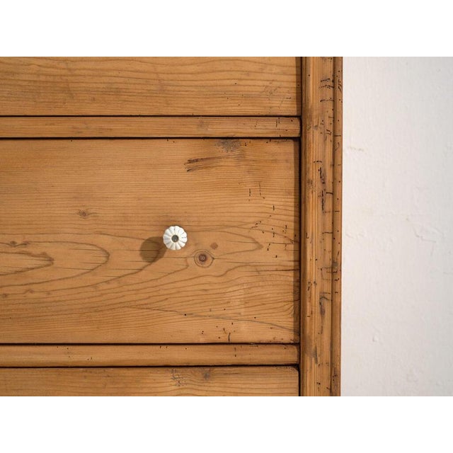 Brown Antique Chest of Drawers in Wood, 1900s For Sale - Image 8 of 11