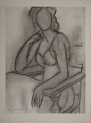 Henri Matisse, L'intimité féminine, Lithograph