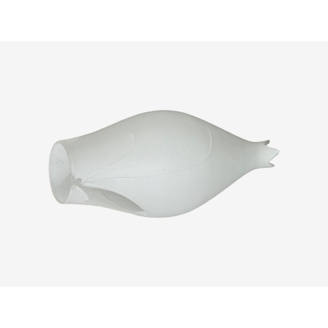 Fog & Mørup, Tulip Chandelier, Opal Glass, Brass, Teak, Denmark, 1960s For Sale - Image 9 of 10