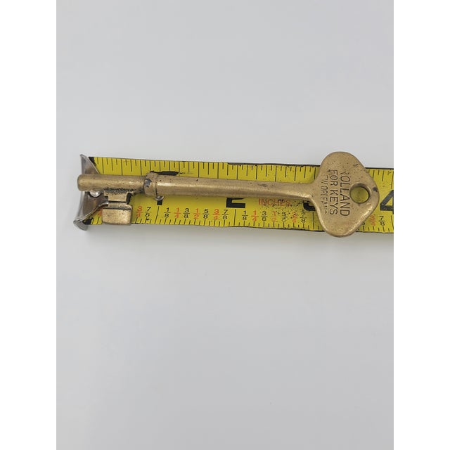Antique Rolland for Keys New Orleans Brass Barrel Key – Early 20th Century For Sale - Image 12 of 12