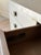 Simmons Company Furniture Vintage Simmons Metal Desk With Original Square Pulls, C 1940s For Sale - Image 4 of 15