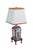 Mid-century Marbro Lamp Co. porcelain table lamp. An exceptional example of high-end Chinoiserie lighting, beautifully...