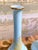 1960s Mid-Century Italian Turquoise Opaline Murano Glass Soliflower Vases, 1960s, Set of 2 For Sale - Image 5 of 16