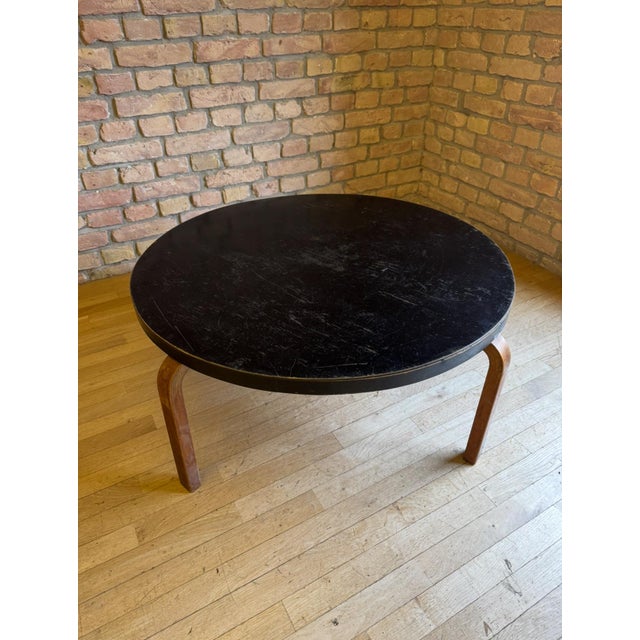 Black Prewar Coffee Table by Alvar Aalto for Finmar, Finland, 1930 For Sale - Image 8 of 8
