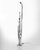 Vintage Chromed Floor Lamp, Italy, 1970s For Sale - Image 3 of 8