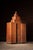"Monumental Gothic Art Deco skyscraper-form secretary cabinet executed in stained oak, strongly reminiscent of the Kansas...