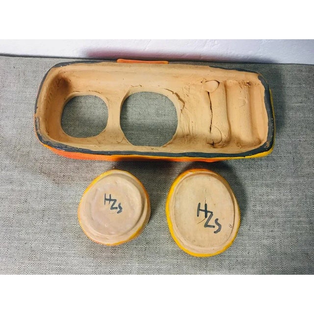 Mid-Century Ceramic Smoking Set, Set of 3 For Sale - Image 4 of 10