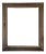 Primitive Wood and Burlap Trompe Picture Frame For Sale