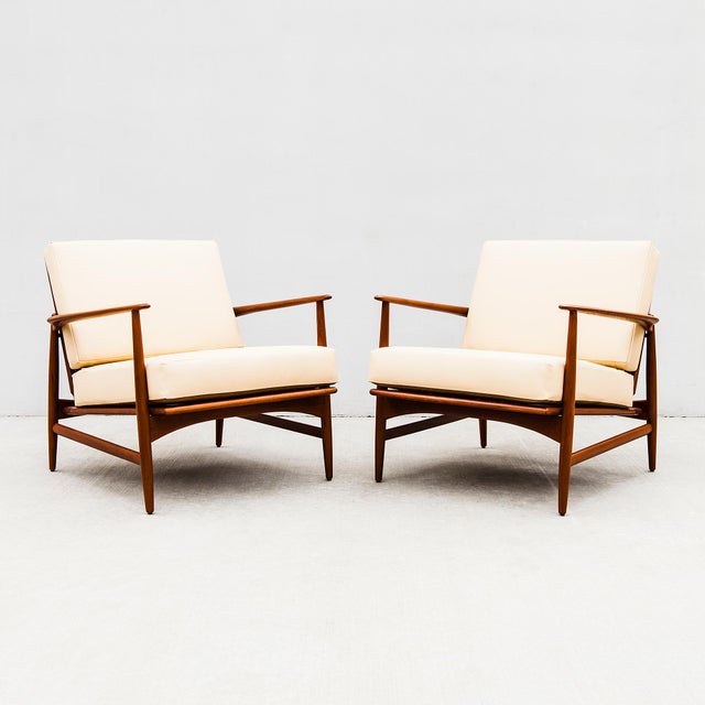 Vintage Danish "Spear" Lounge Chairs in Teak by Kofod-Larsen for Selig For Sale - Image 18 of 18