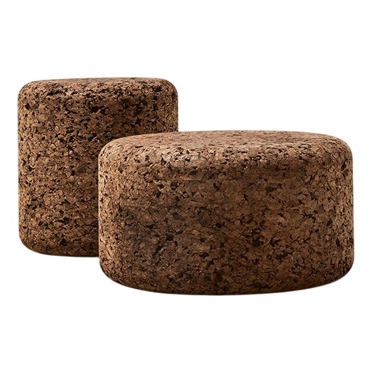 Corks Ottomans by Jasper Morrison for Moooi, 2002, Set of 2 For Sale