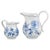Early 20th Century Porcelain Creamers with Blue Onion Pattern from Meissen, Germany, Set of 2 For Sale - Image 5 of 5