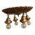 Brandt Lighting Gold Gilt Four-Light Pan Ceiling Mount Light 1910 For Sale