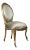 Mid 20th Century French Gilt Wood Salon Chair For Sale
