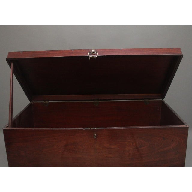 Mahogany Irish Silver Chest, 1770s For Sale - Image 10 of 14