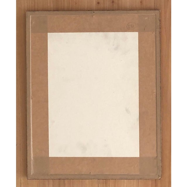 John Reitz, Dames en conversation, Mixed Media on Paper, Framed For Sale - Image 8 of 9