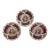 Antique Royal Vienna Style 6.5" Porcelain Cabinet Plates - Set of 3 For Sale